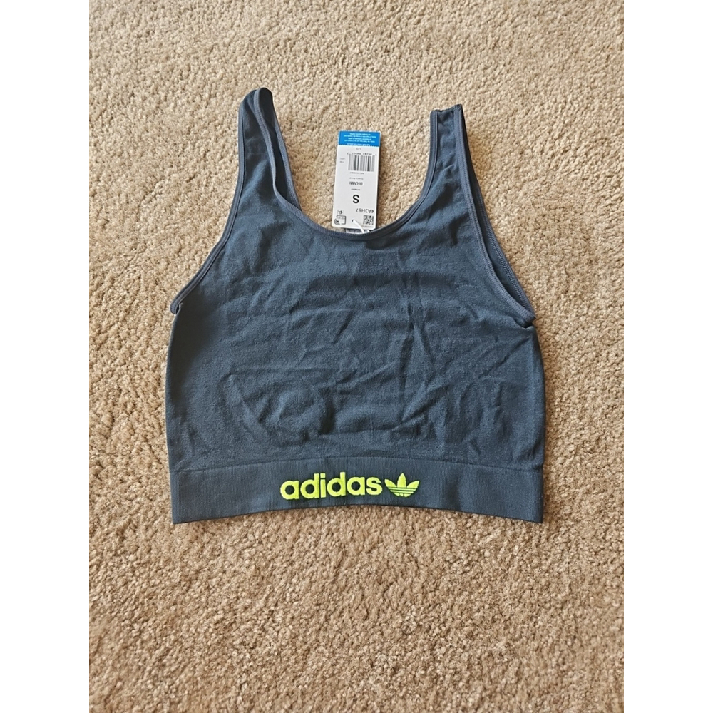 Adidas Women's Light Support Bralette Small Arctic Night